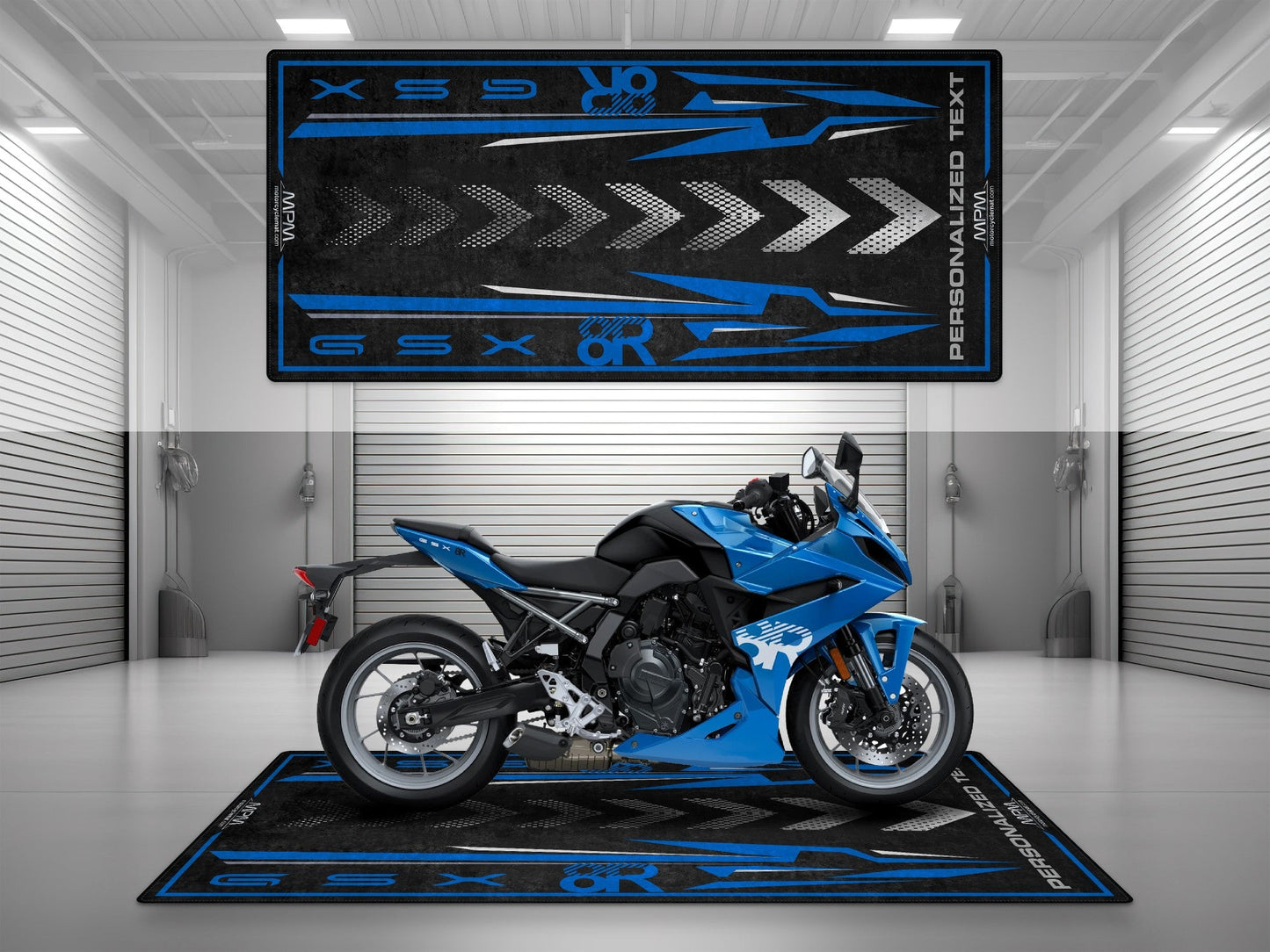 Motorcycle Mat for Suzuki GSX-8R Motorcycle - MM4139