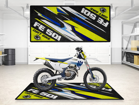 Designed Pit Mat for Husqvarna FE 501 Motorcycle - MM7291