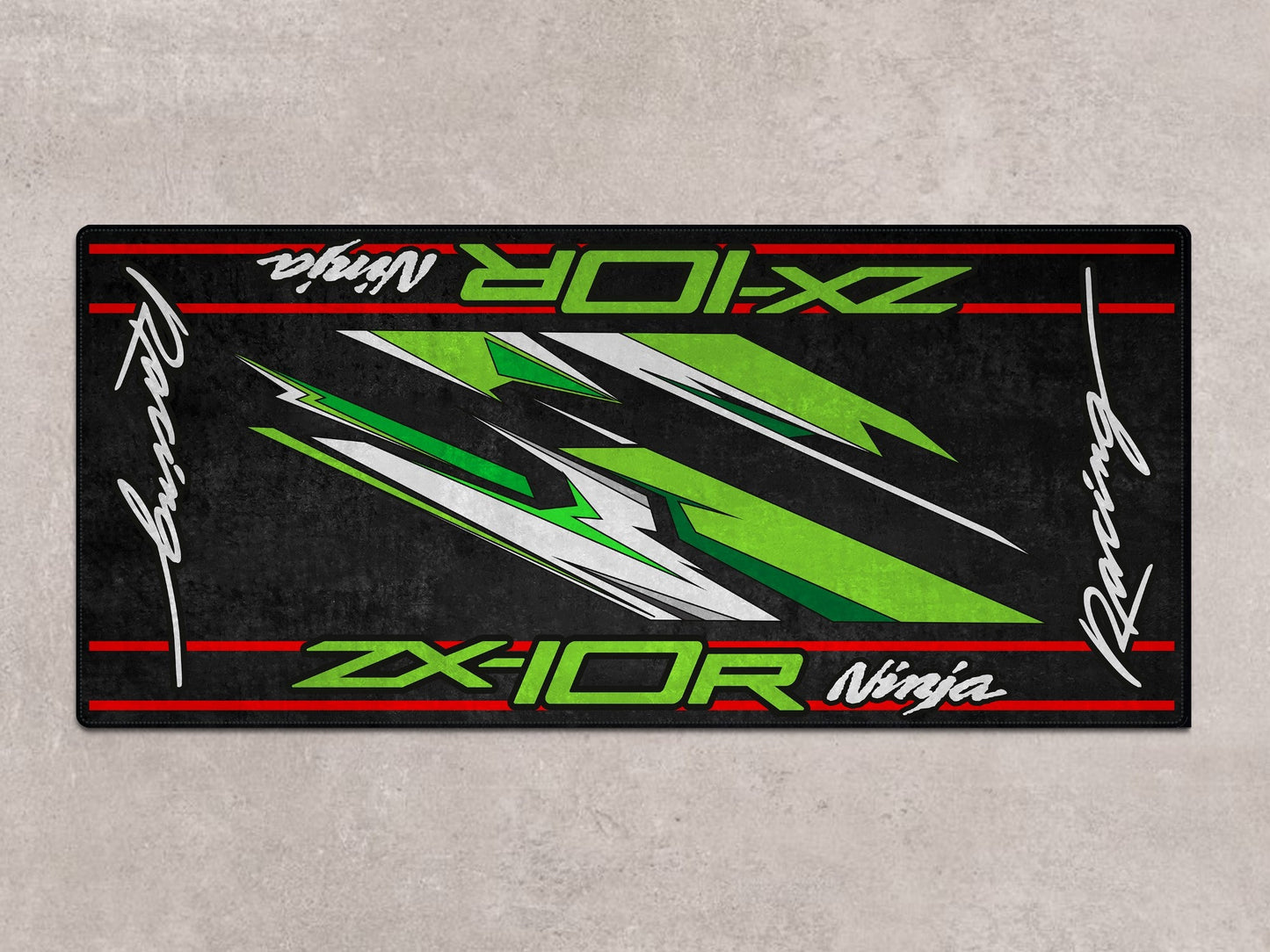 Designed Pit Mat for Kawasaki ZX-10R Motorcycle - MM7250