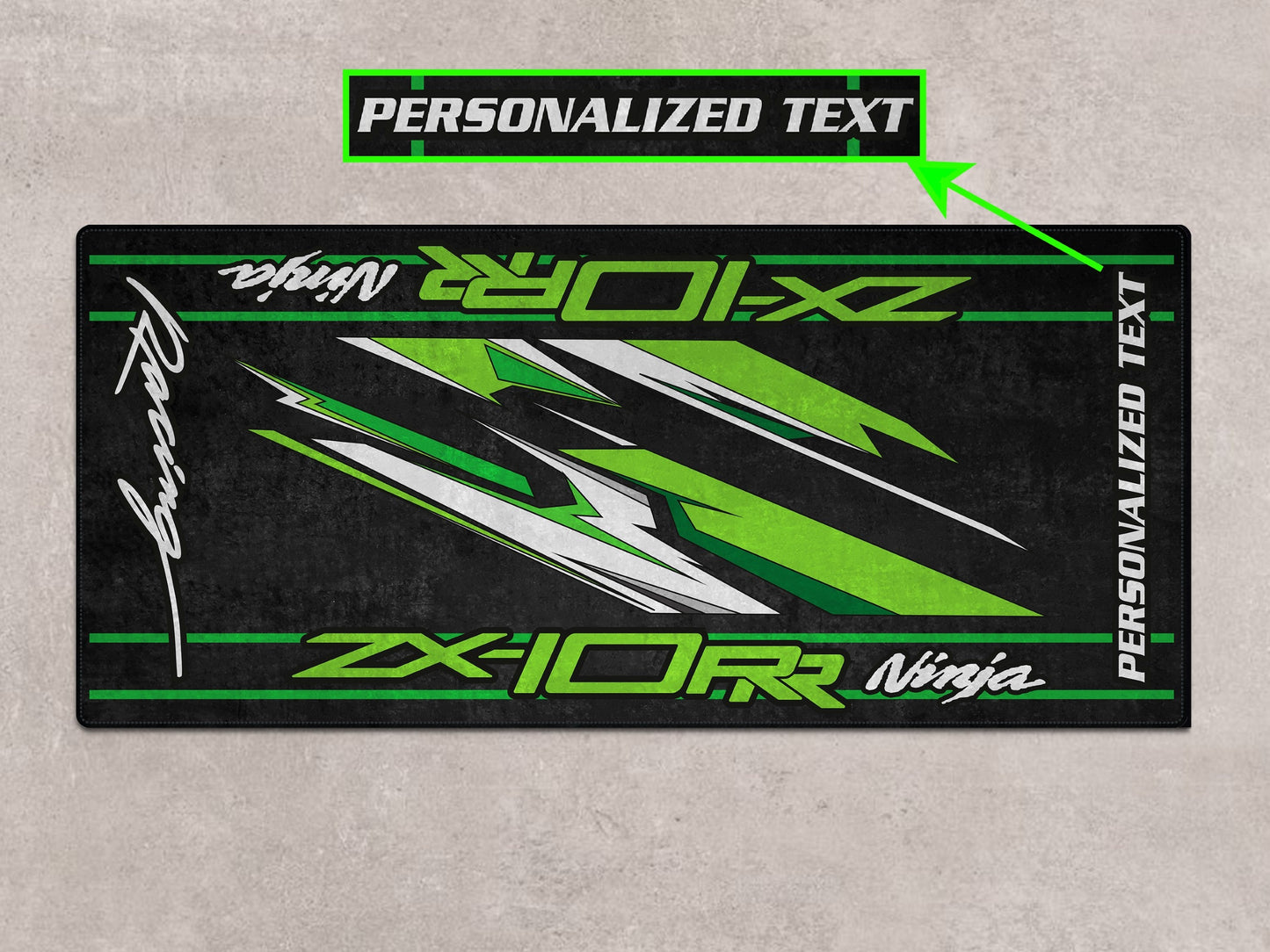 Designed Pit Mat for Kawasaki ZX-10RR Motorcycle - MM7267