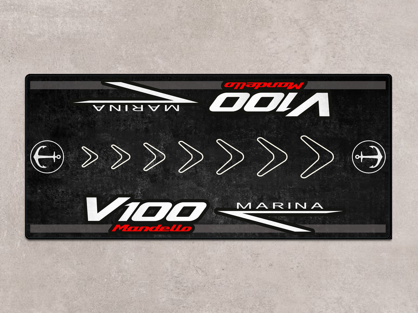 Designed Pit Mat for Moto Guzzi V100 Mandello Marina - MM7204