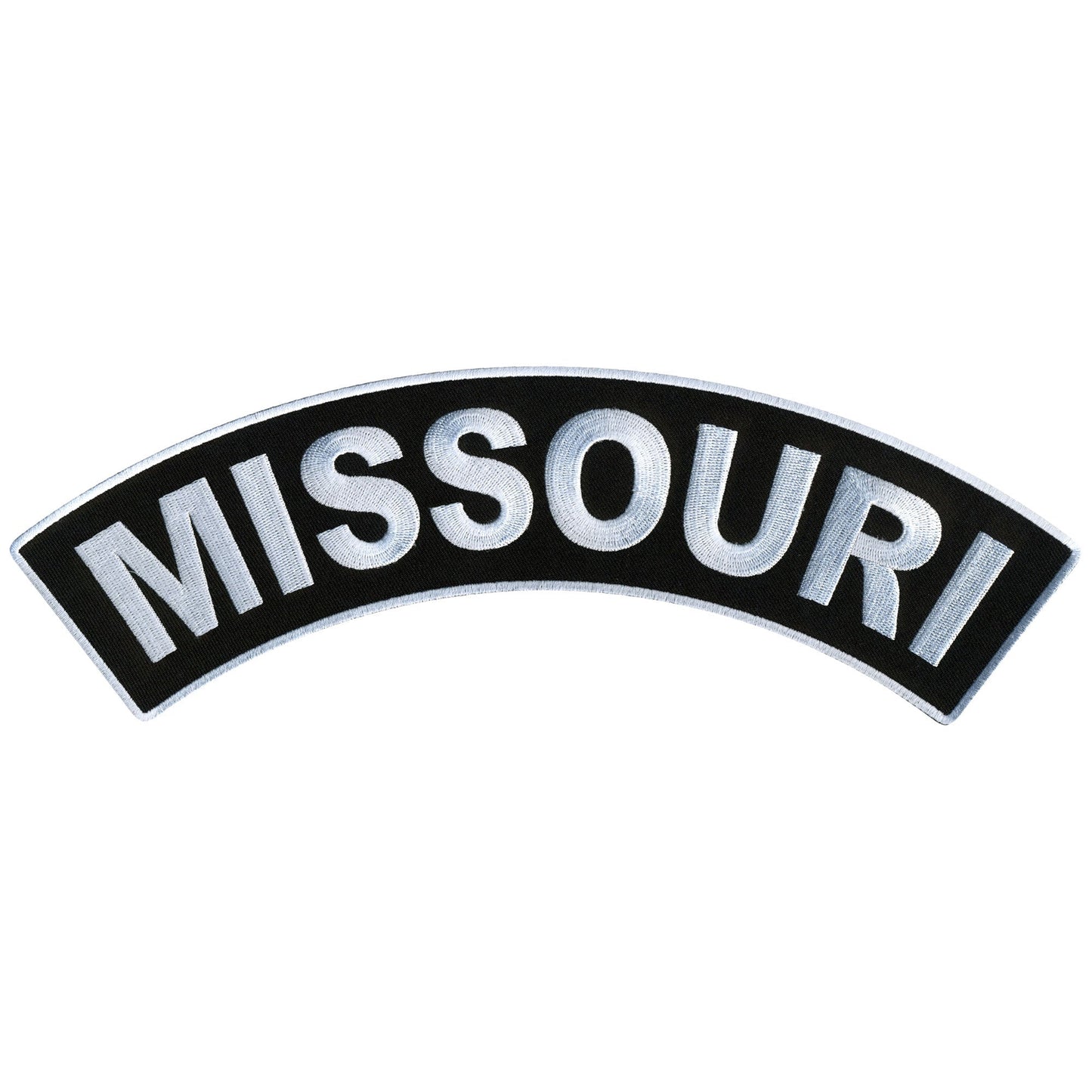 Hot Leathers Missouri 12” X 3” Top Rocker Patch