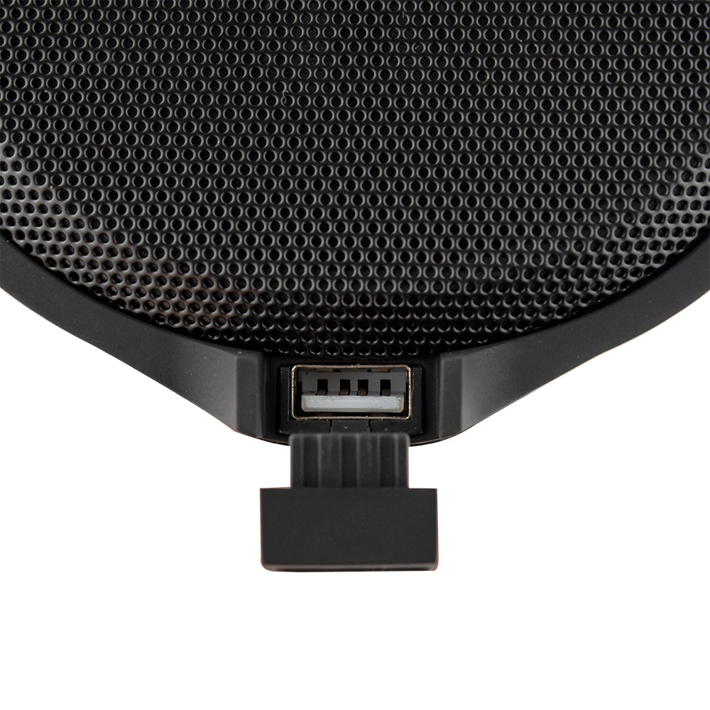Amplified Handlebar Mount Speaker Pods for Motorcycles with 5.0 Bluetooth