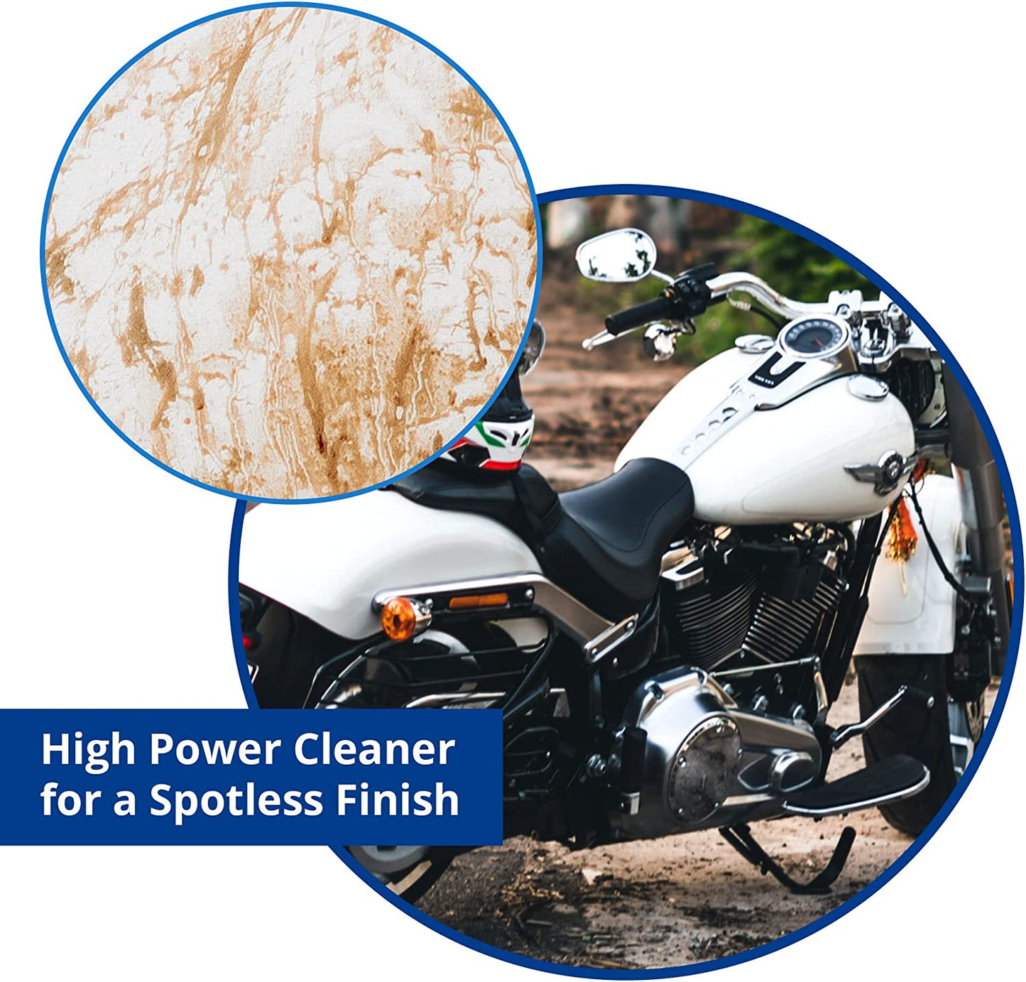 Wash&Shine 66 Waterless Motorcycle Cleaner – 16 fl. oz Single Bottle