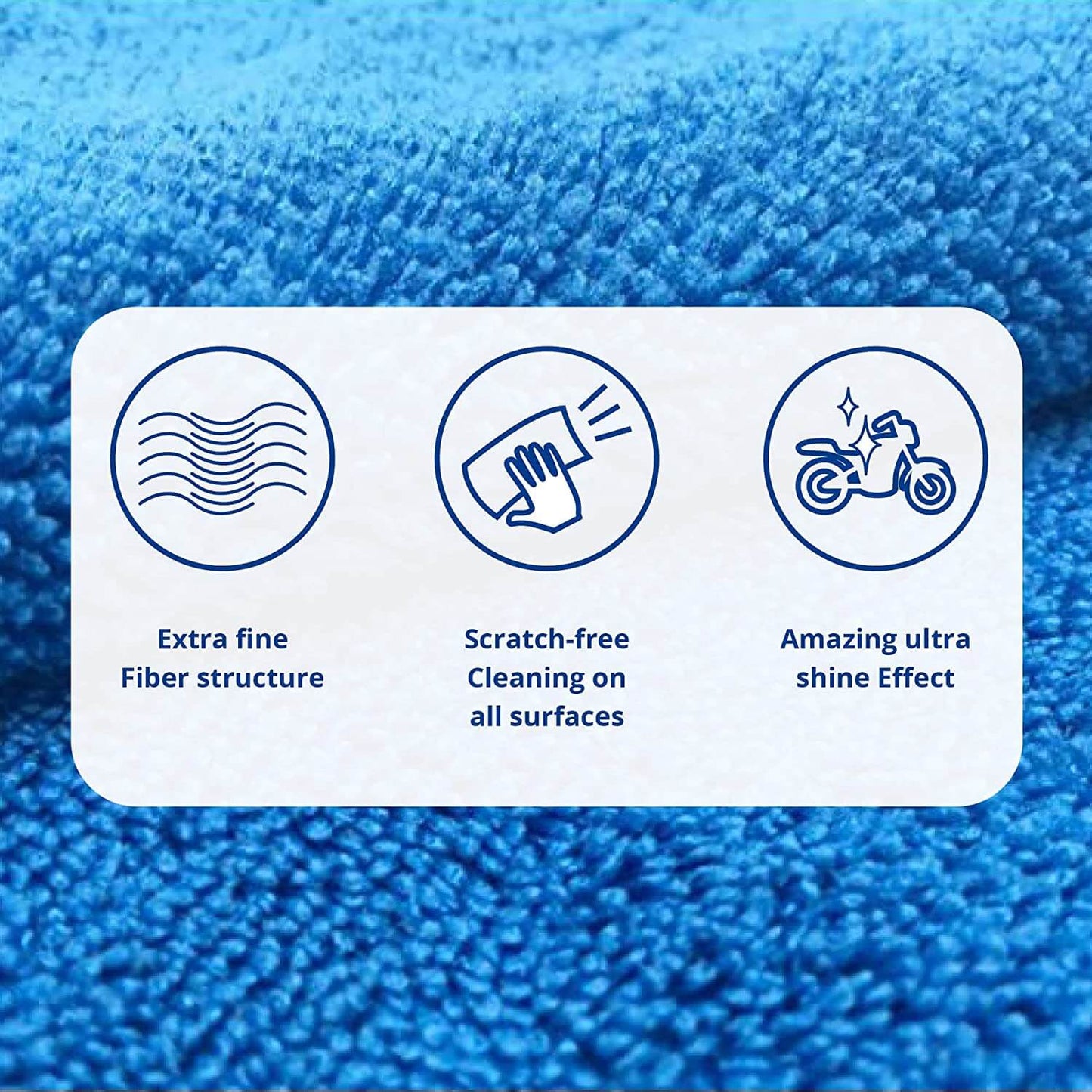 Wash&Shine 66 Waterless Motorcycle Cleaner – 4x16.9 fl. oz + 4 Towels