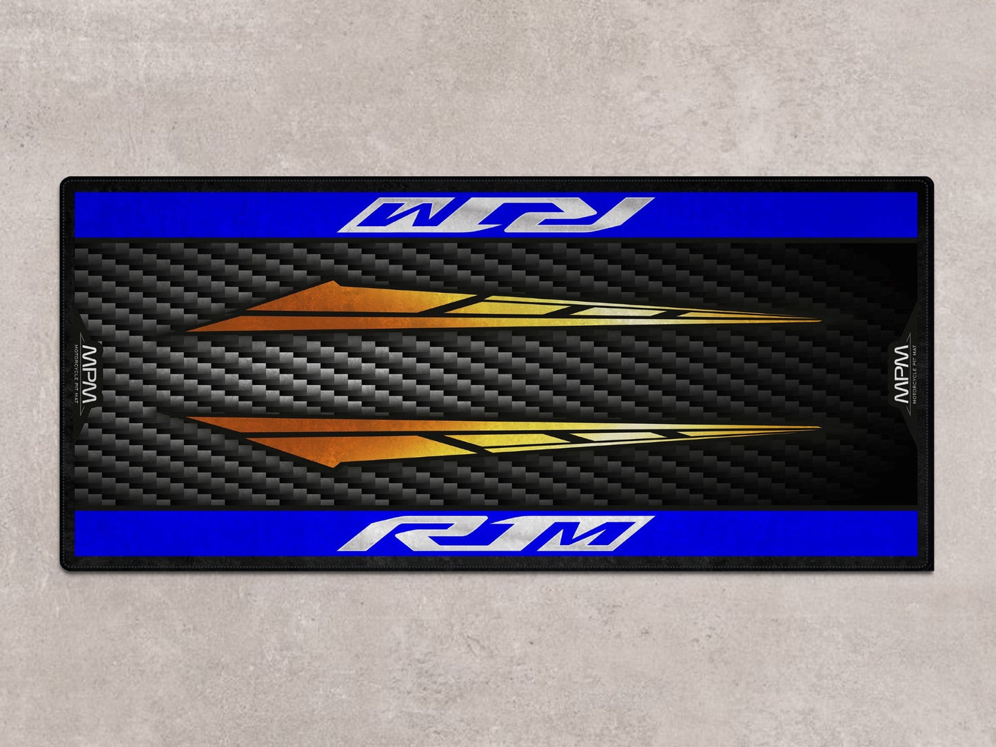 Designed Pit Mat for Yamaha R1M Motorcycle - MM7112