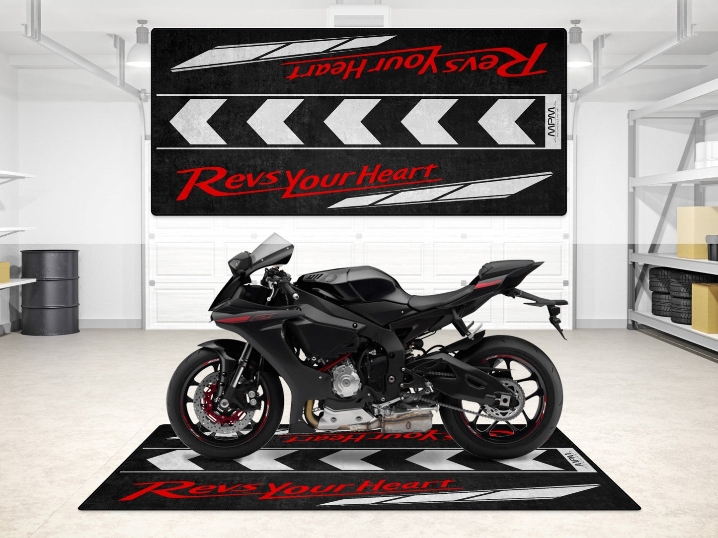 Designed Pit Mat for Yamaha Motorcycle - MM7109
