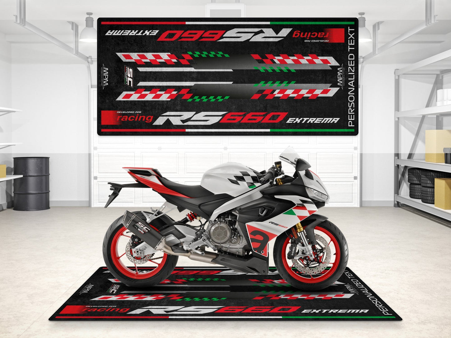 Motorcycle Mat for RS660 Extrema Sportbike Motorcycle - MM7276