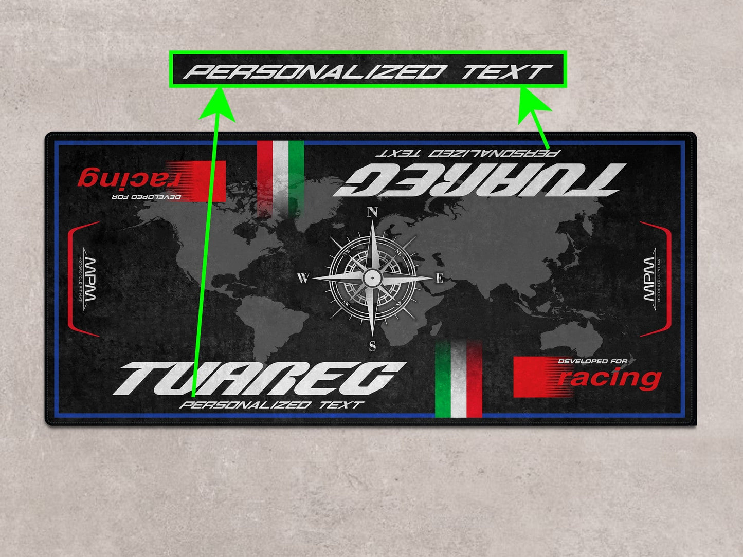 Motorcycle Mat for Tuareg Adventure Motorcycle - MM7274