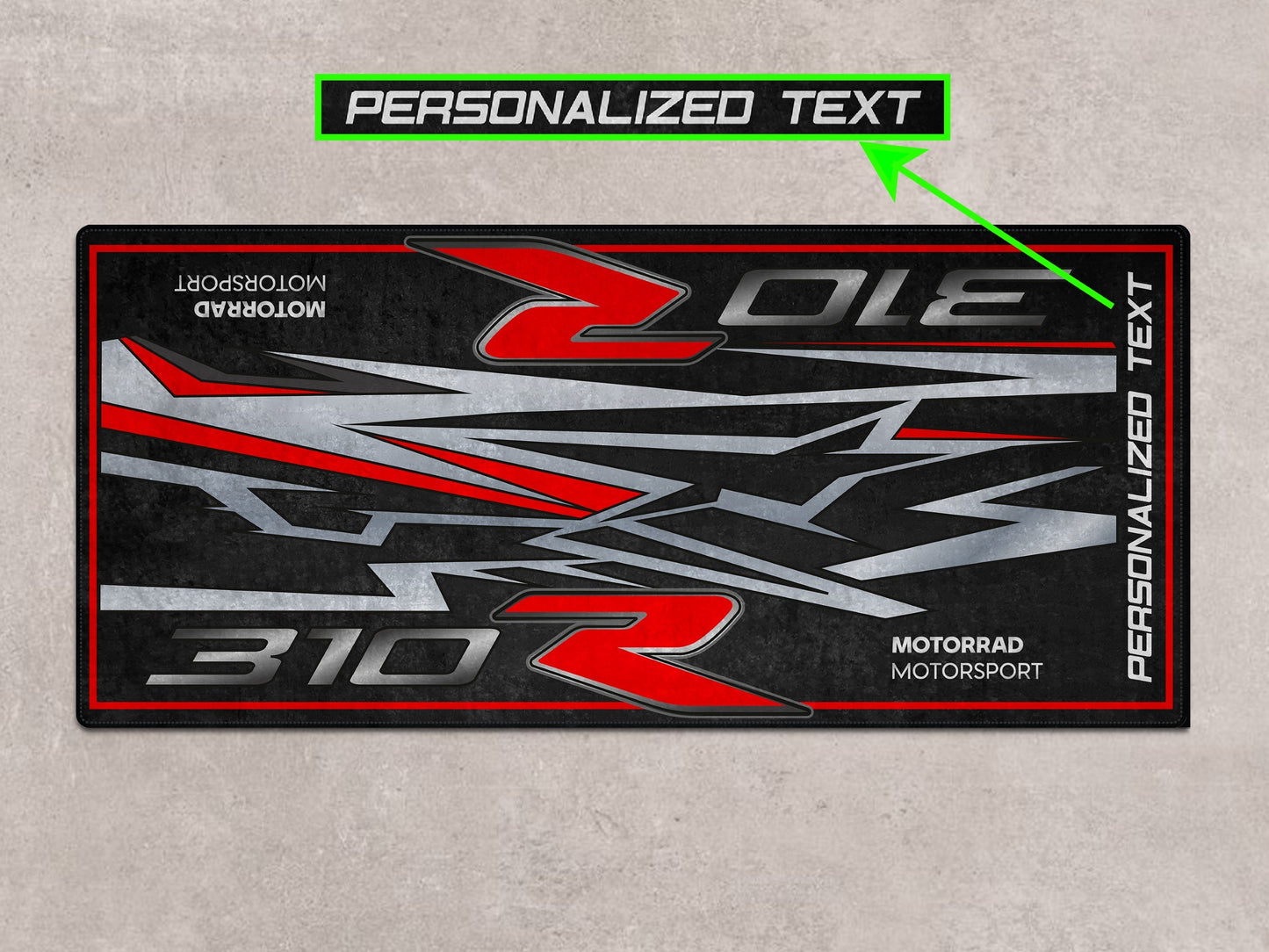 Designed Pit Mat for BMW G310R Motorcycle - MM7287