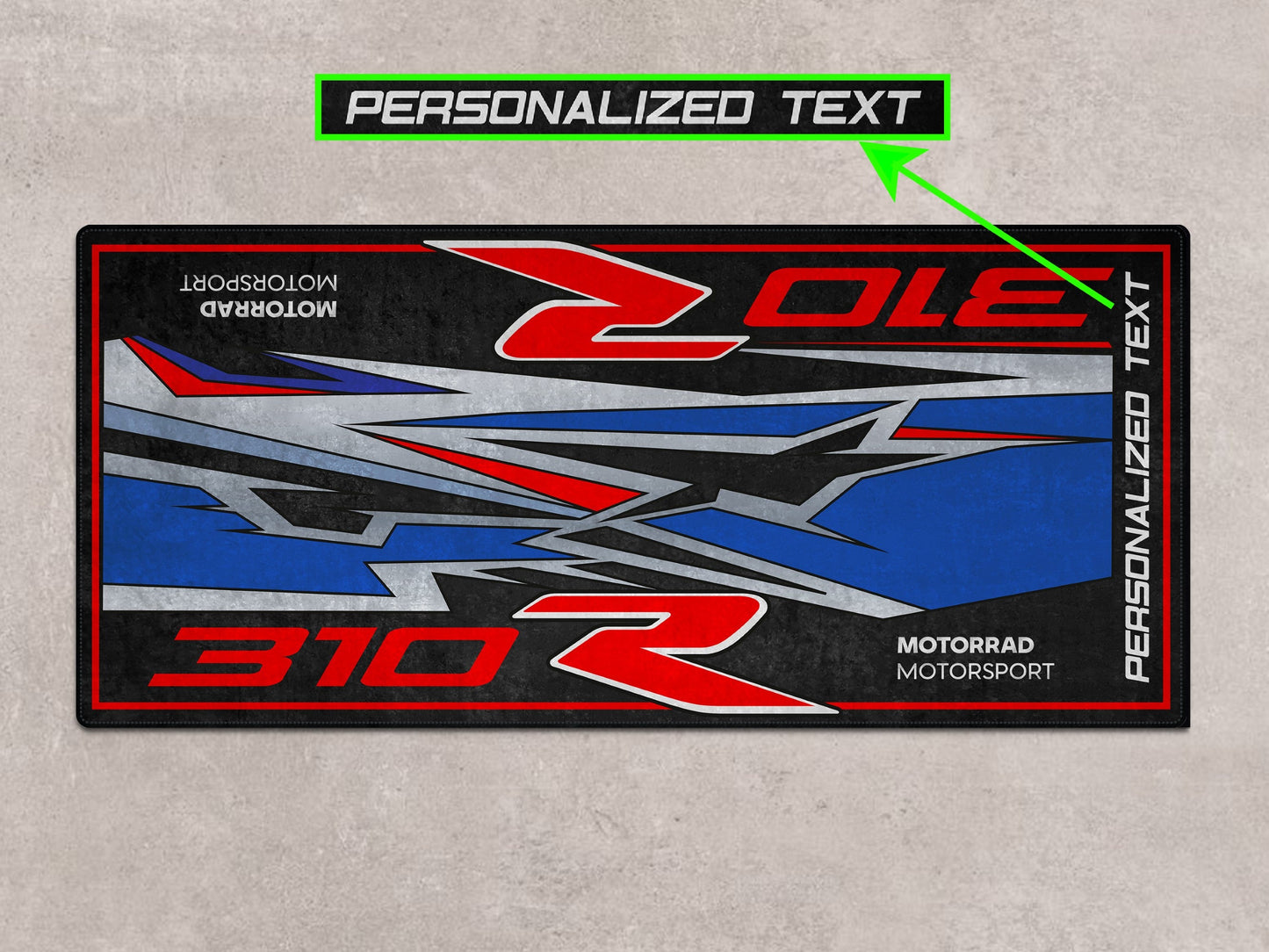 Designed Pit Mat for BMW G310R Motorcycle - MM7287
