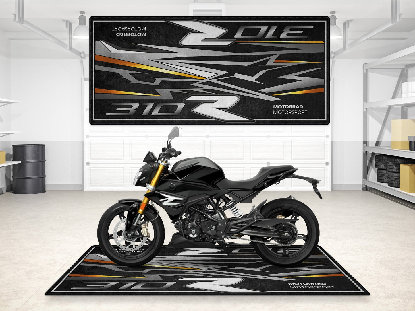 Designed Pit Mat for BMW G310R Motorcycle - MM7287