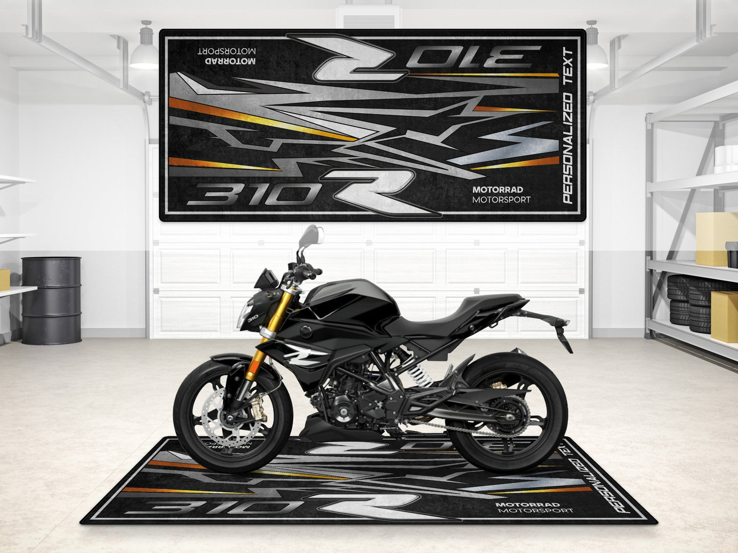 Designed Pit Mat for BMW G310R Motorcycle - MM7287