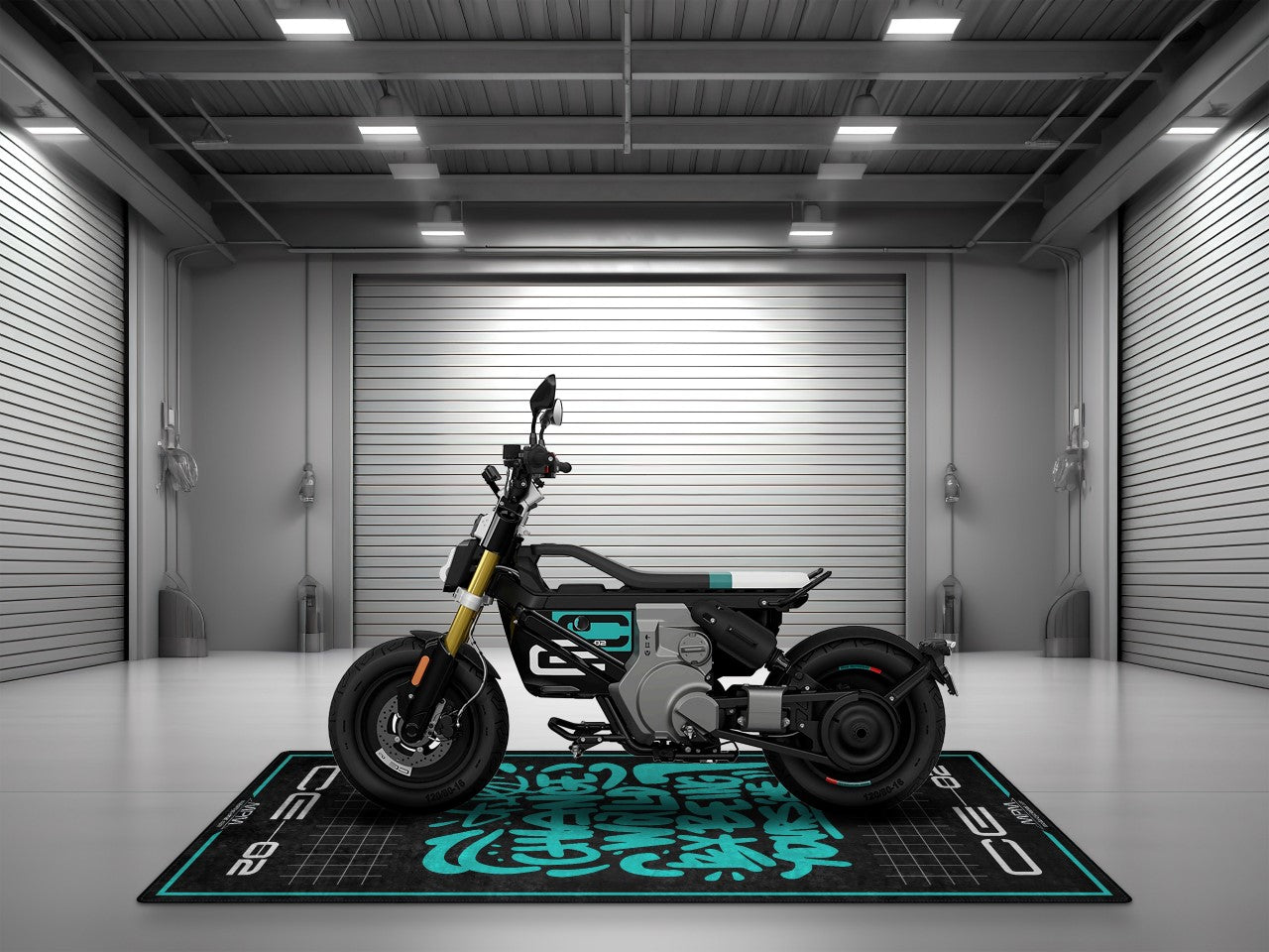 Motorcycle Mat for BMW CE02 Motorcycle - MM4102