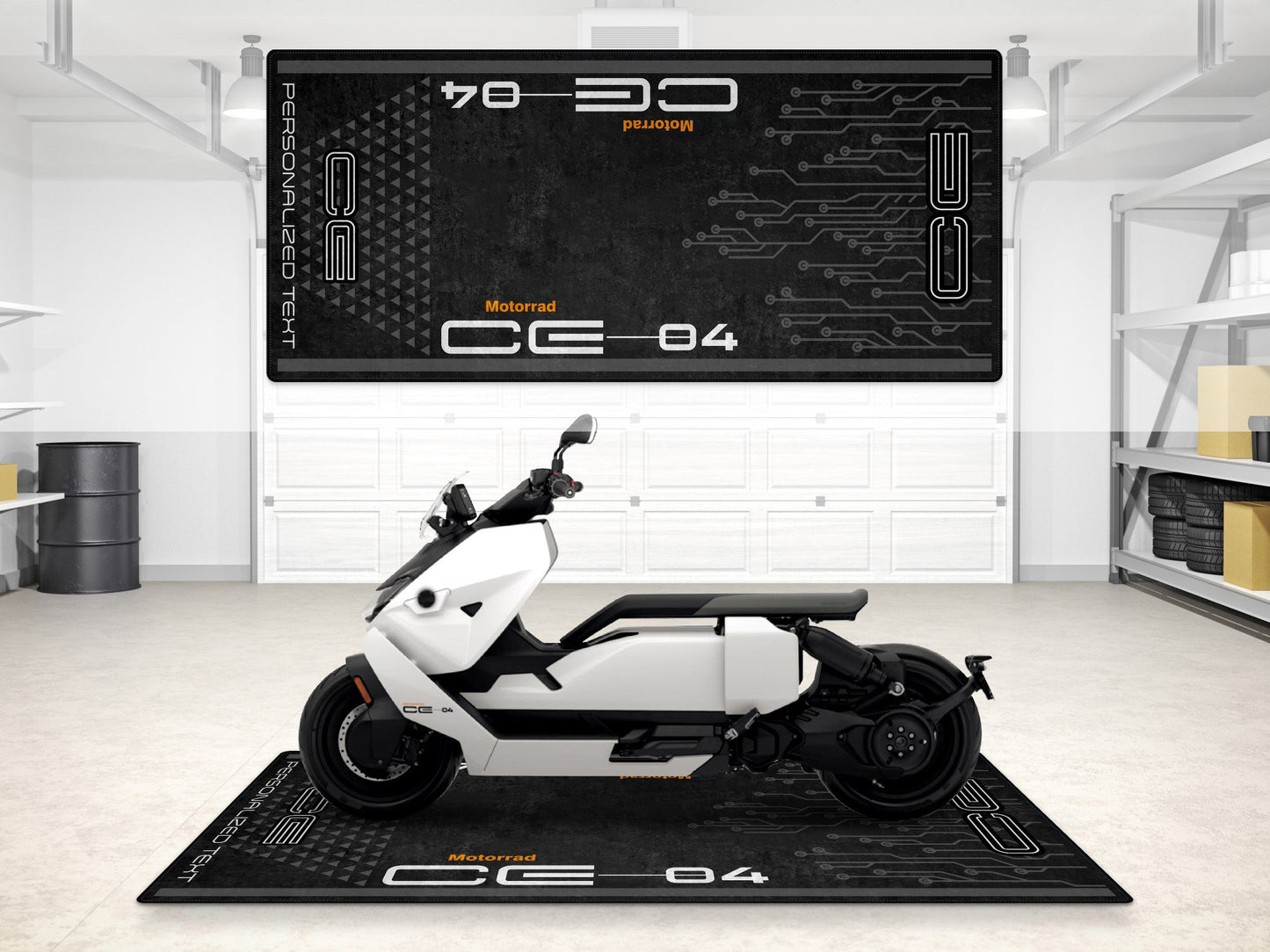 Designed Pit Mat for BMW CE04 Motorcycle - MM7298