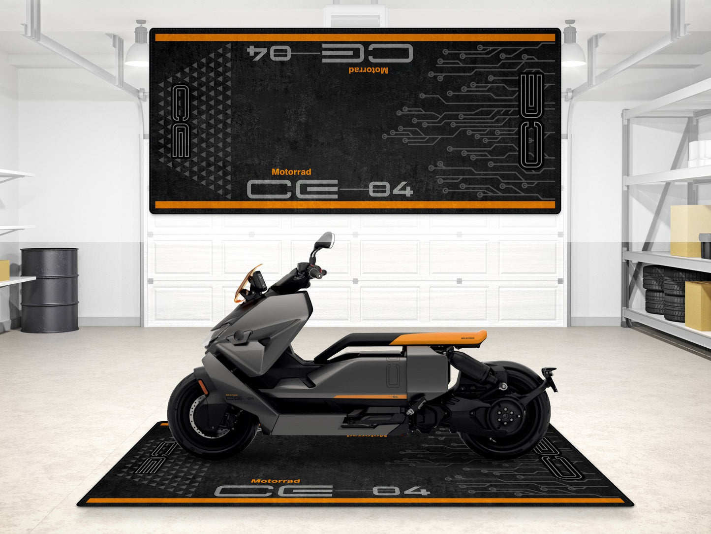 Designed Pit Mat for BMW CE04 Motorcycle - MM7298