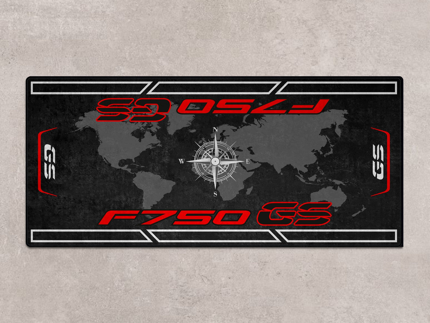 Designed Pit Mat for BMW F750 GS Motorcycle - MM7296