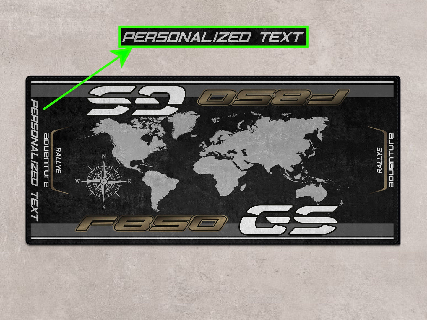 Designed Pit Mat for BMW F850 GS Adventure Motorcycle - MM7290