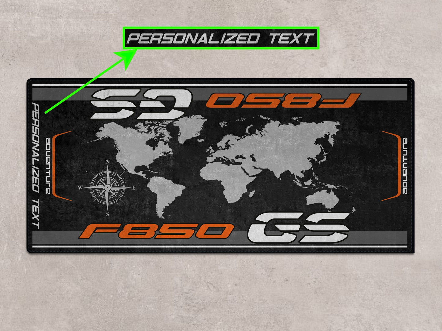 Designed Pit Mat for BMW F850 GS Adventure Motorcycle - MM7290
