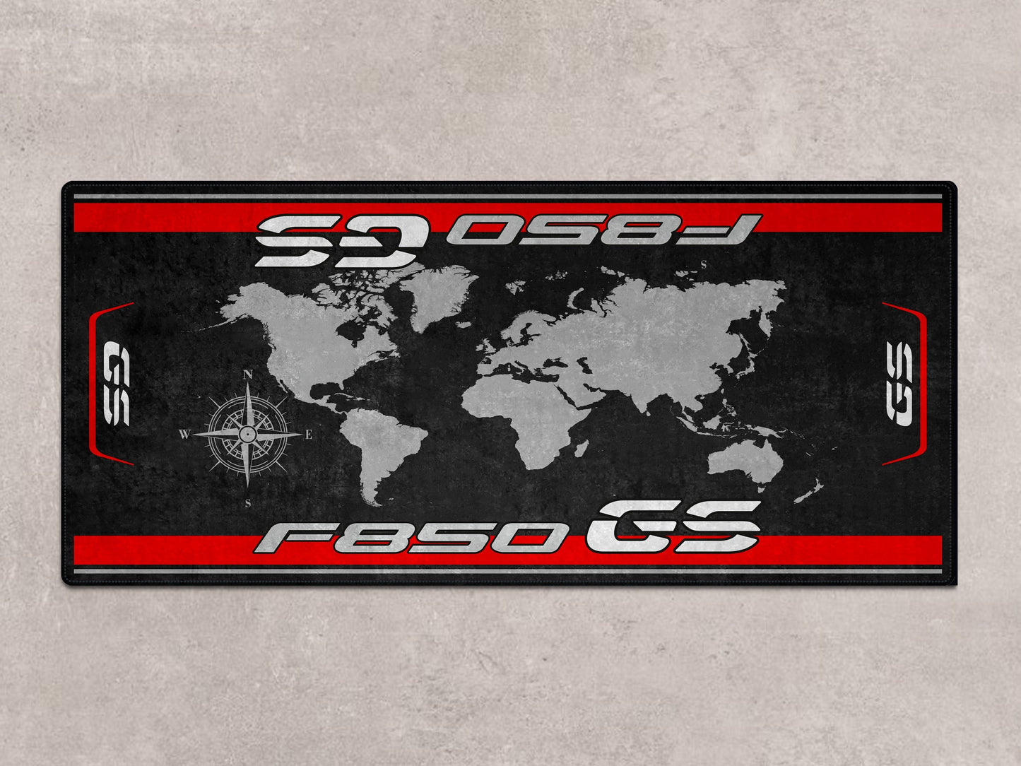 Designed Pit Mat for BMW F850 GS Motorcycle - MM7295