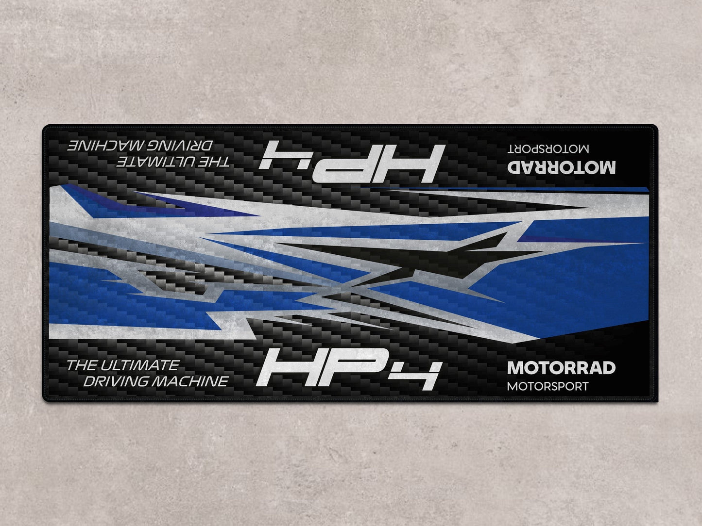 Designed Pit Mat for BMW 1000RR HP4 Motorcycle - MM7254