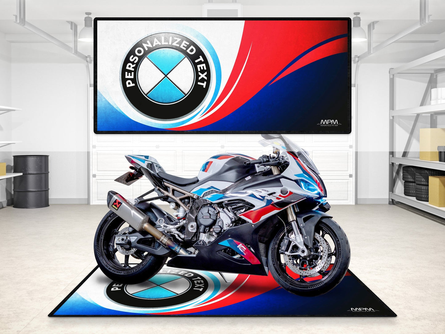Designed Pit Mat for BMW Motorcycle - MM7156