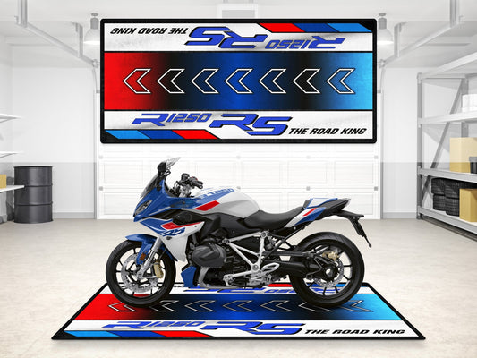Designed Pit Mat for BMW R1250 RS Motorcycle - MM7160