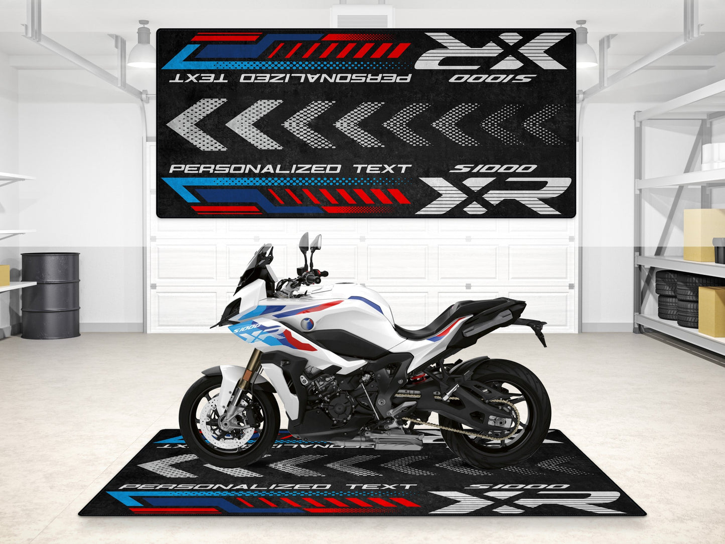 Designed Pit Mat for BMW S1000 XR Motorcycle - MM7279