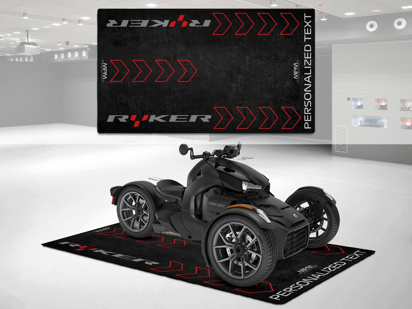 Designed Pit Mat for Can-Am Ryker Motorcycle - MM7221