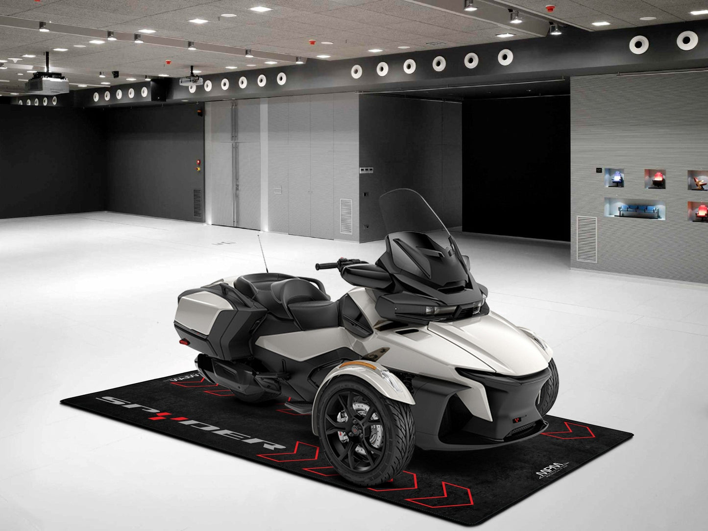 Designed Pit Mat for Can-Am Spyder Motorcycle - MM7213