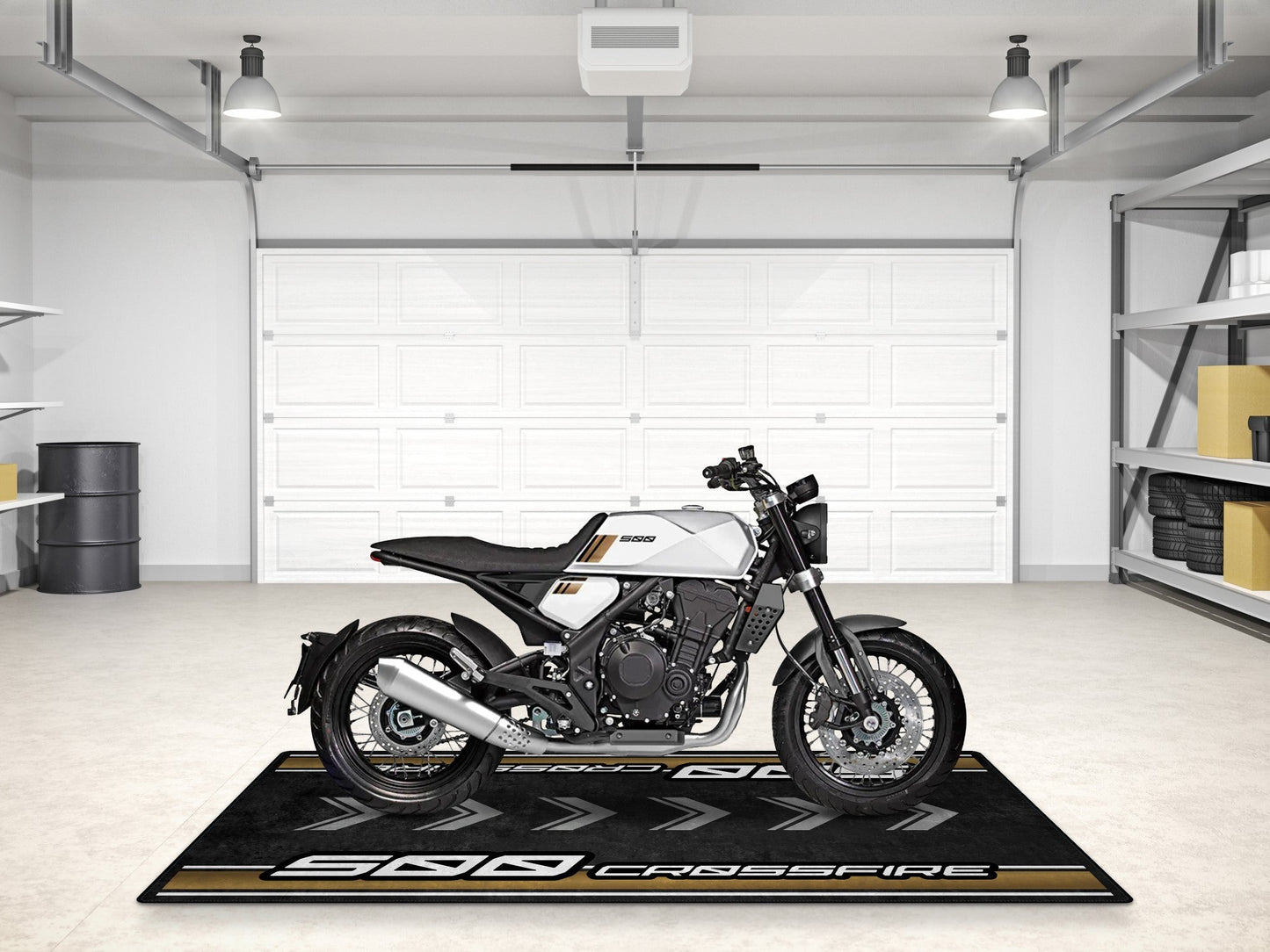 Designed Pit Mat for Brixton 500 Crossfire  Motorcycle - MM7293