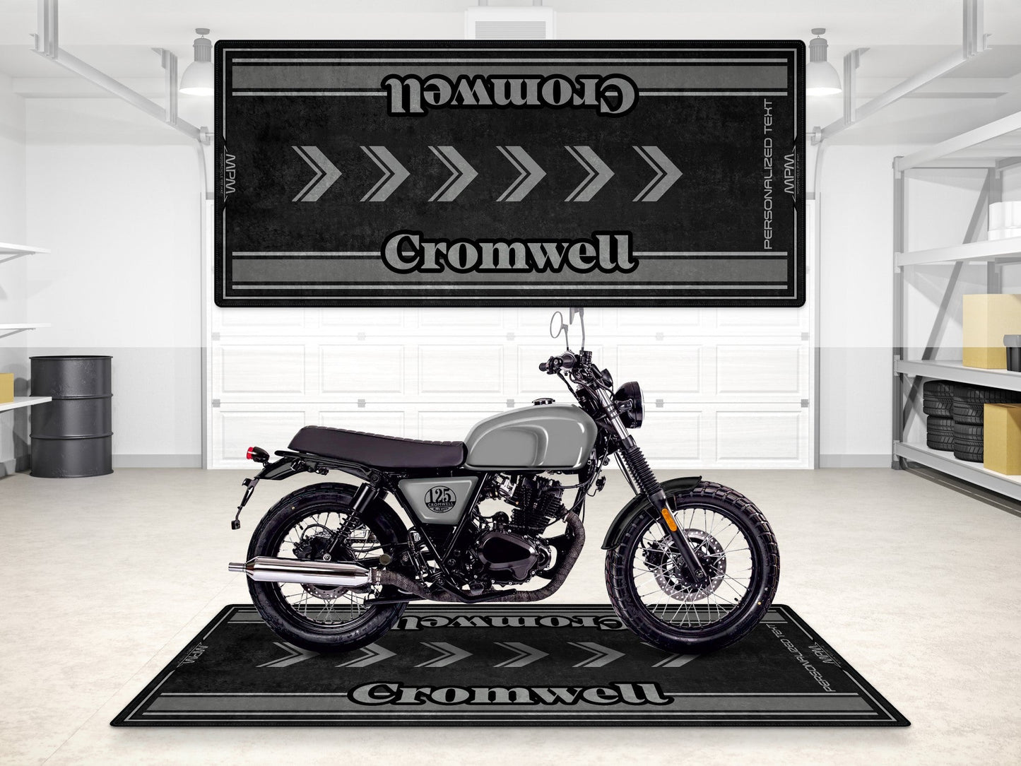 Designed Pit Mat for Brixton Cromwell Motorcycle - MM7460
