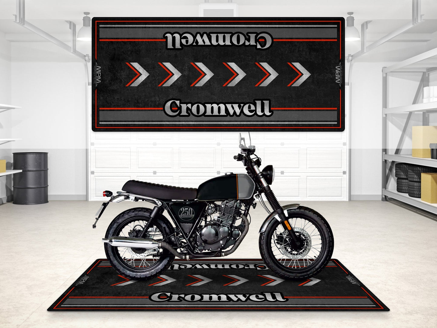 Designed Pit Mat for Brixton Cromwell Motorcycle - MM7460