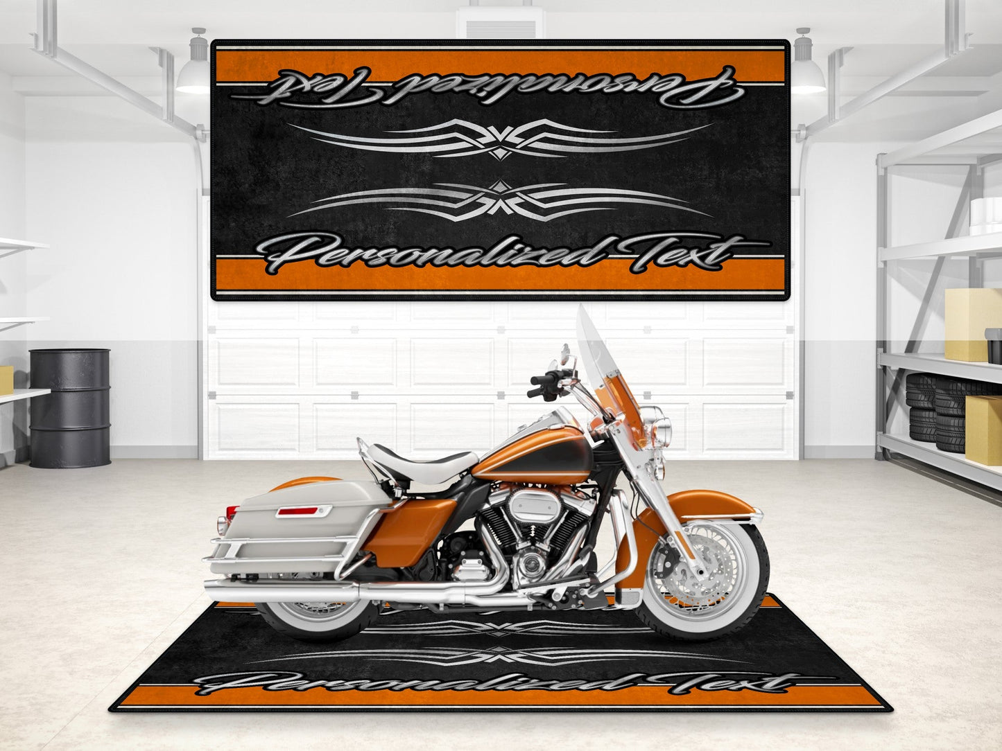 Motorcycle Mat for Touring Motorcycle "The Queen of the Highway" - MM7299