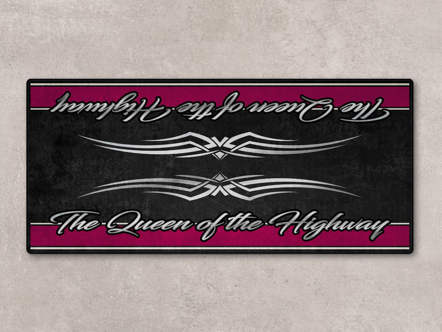 Motorcycle Mat for Touring Motorcycle "The Queen of the Highway" - MM7299