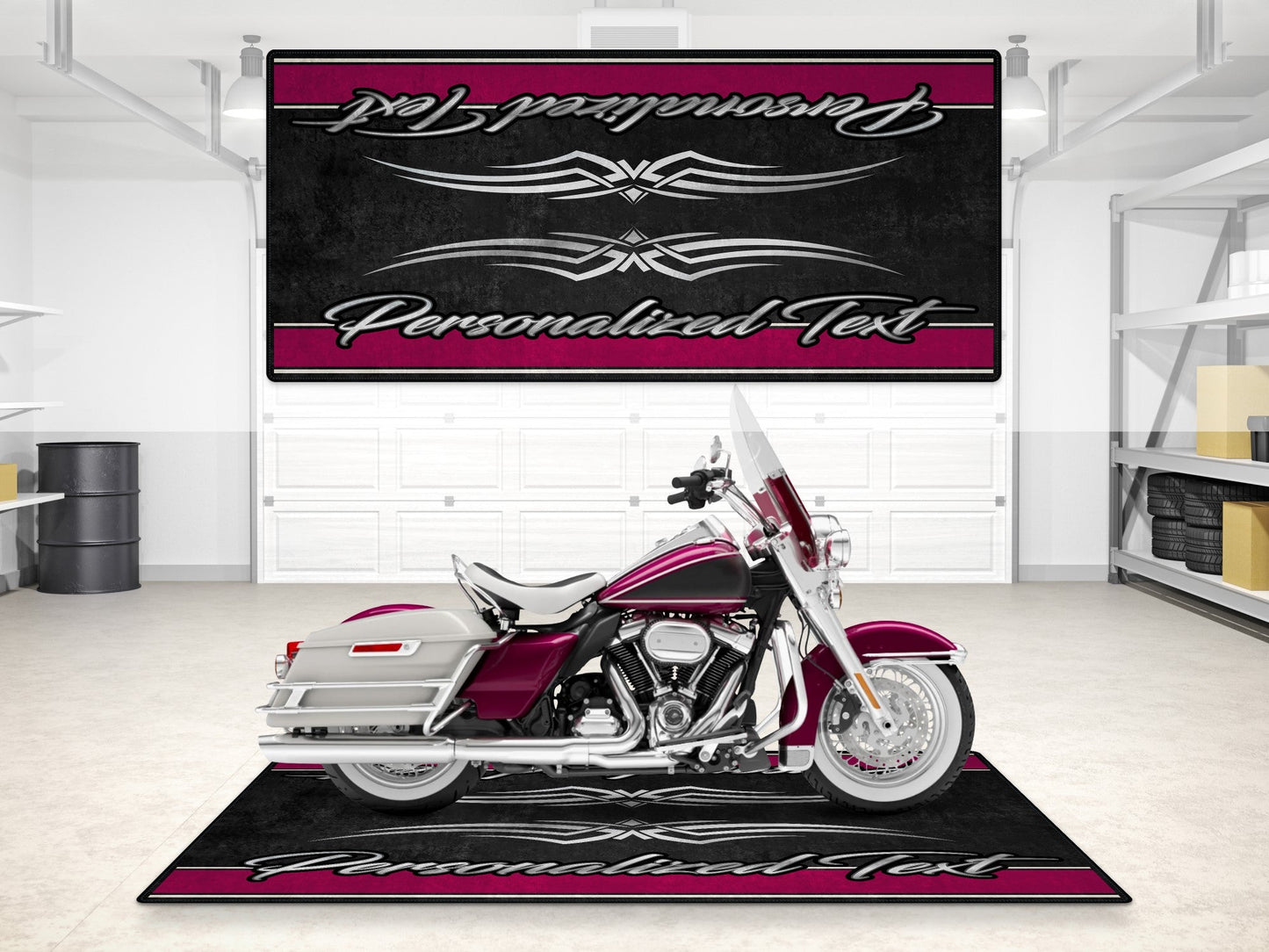 Motorcycle Mat for Touring Motorcycle "The Queen of the Highway" - MM7299