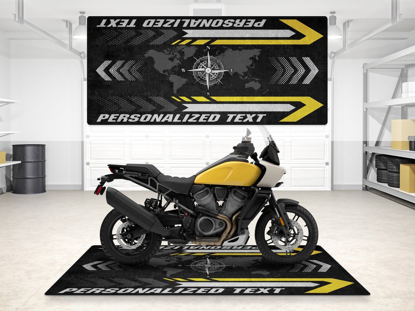 Motorcycle Mat for Adventure Motorcycle "The Adventure King" - MM7341