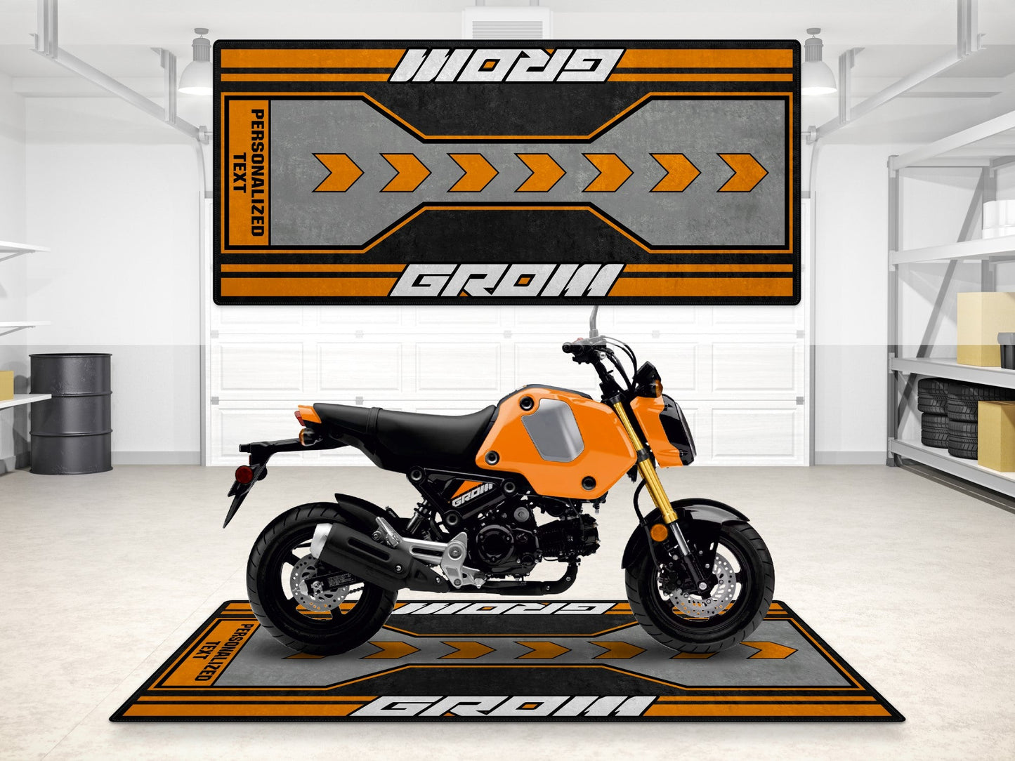 Designed Pit Mat for Honda GROM Motorcycle - MM7265