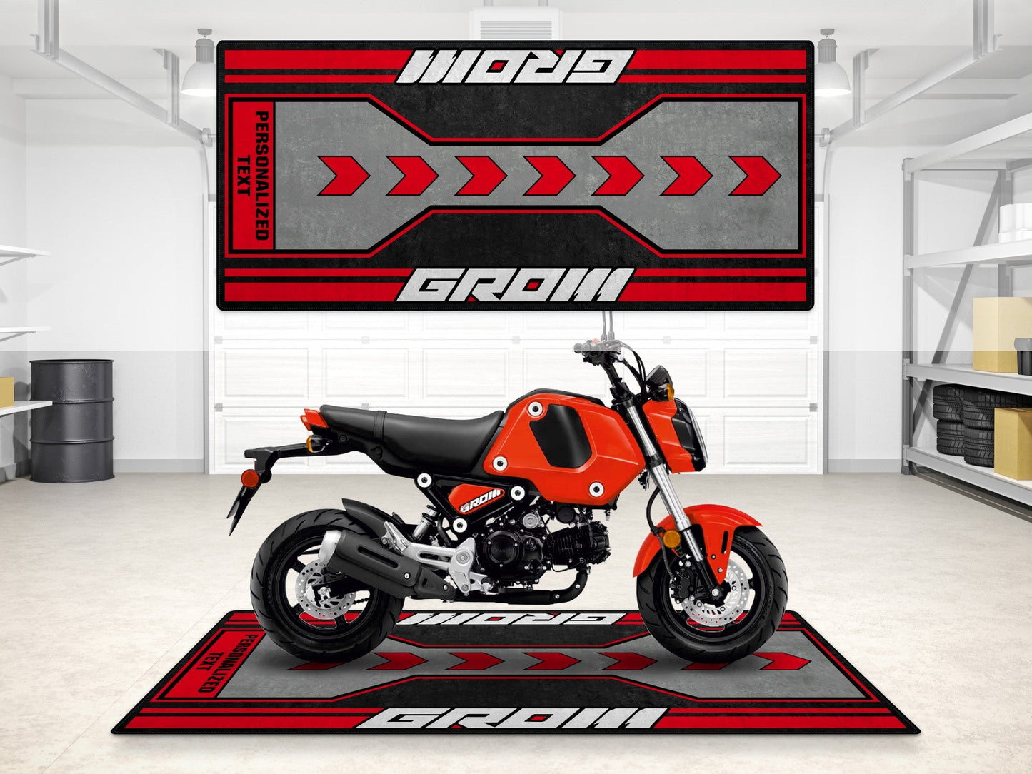 Designed Pit Mat for Honda GROM Motorcycle - MM7265