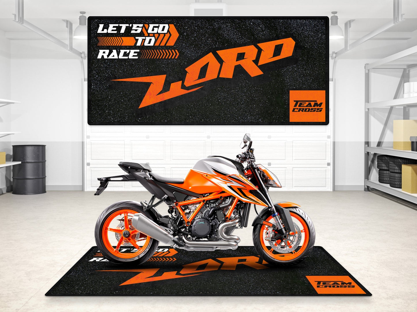 Designed Pit Mat for KTM Motorcycle (Lord) - MM7218
