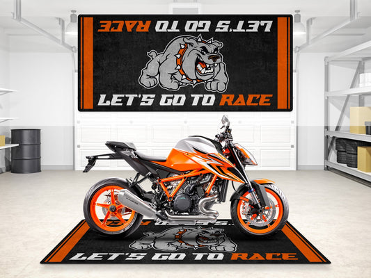 Designed Pit Mat for KTM Motorcycle (Bulldog) - MM7211