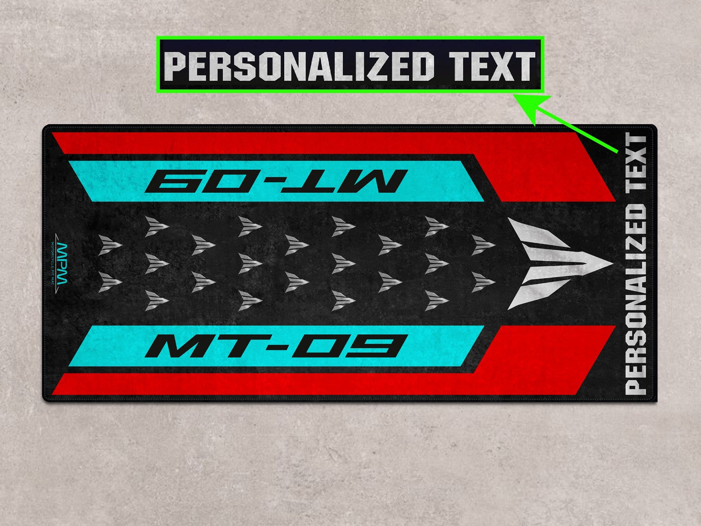 Designed Pit Mat for Yamaha MT-09 Motorcycle - MM7117