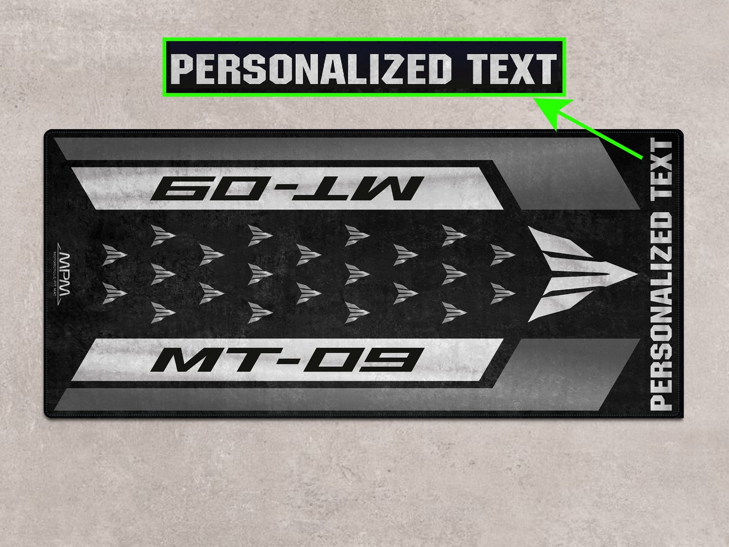 Designed Pit Mat for Yamaha MT-09 Motorcycle - MM7117