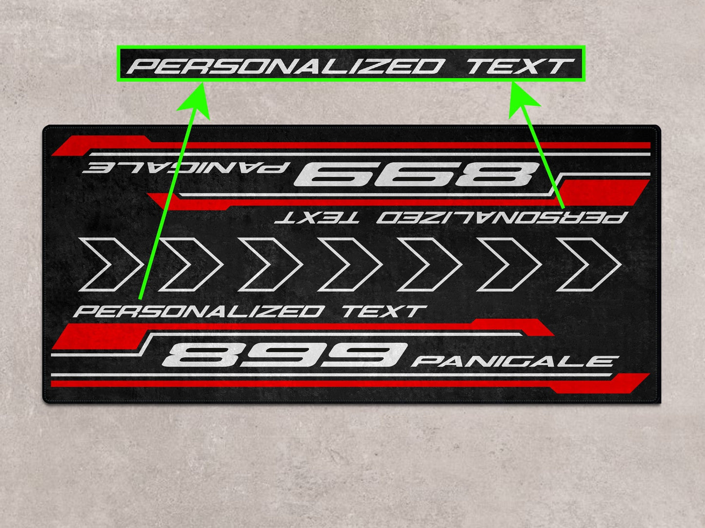 Designed Pit Mat for Ducati 899 Panigale Motorcycle - MM7171