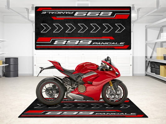 Designed Pit Mat for Ducati 899 Panigale Motorcycle - MM7171