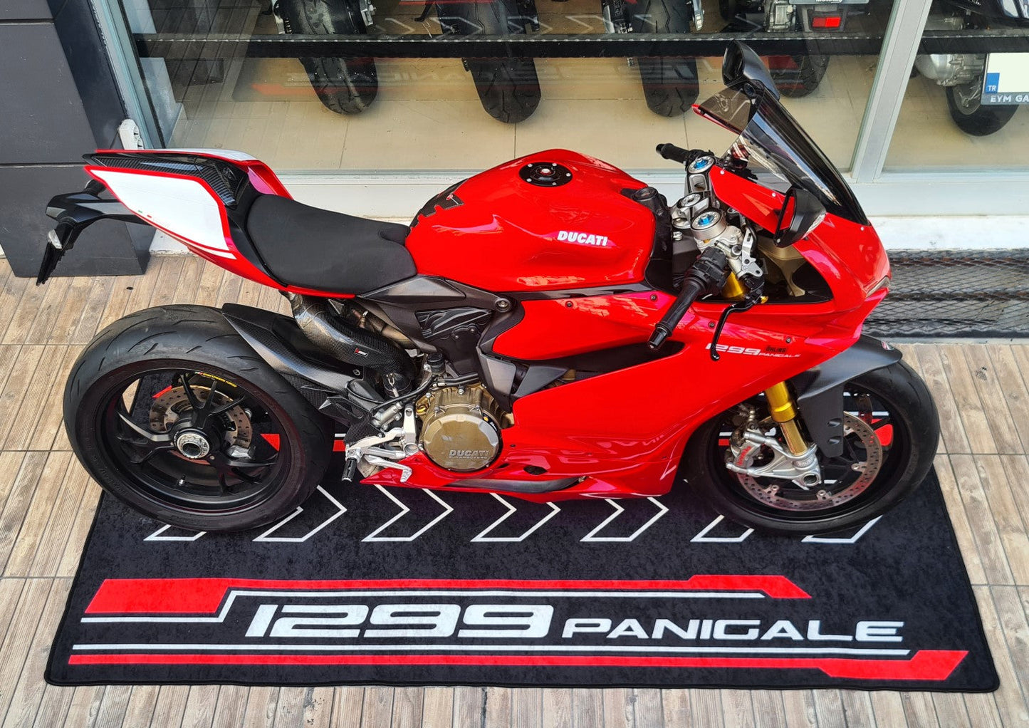 Designed Pit Mat for Ducati 1299 Panigale Motorcycle - MM7184
