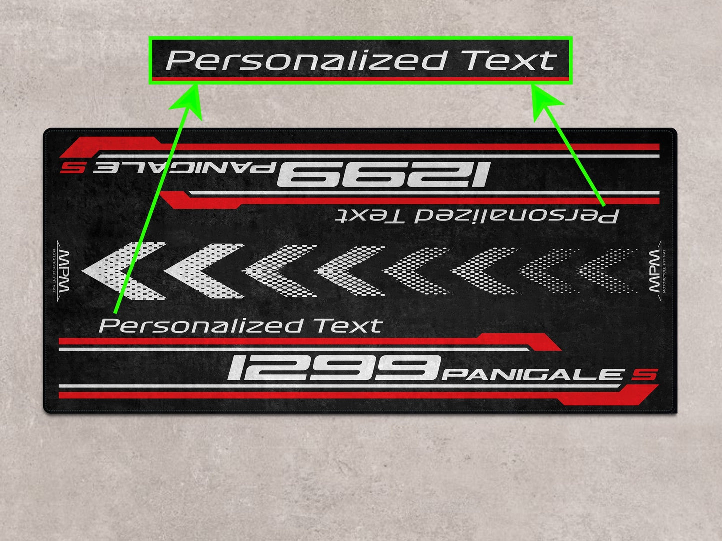 Designed Pit Mat for Ducati 1299 Panigale S Motorcycle - MM7185