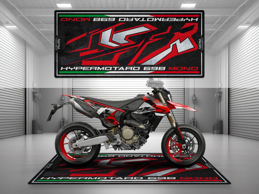 Designed Pit Mat for Ducati Hypermotard 698 Mono RVE Motorcycle - MM4105