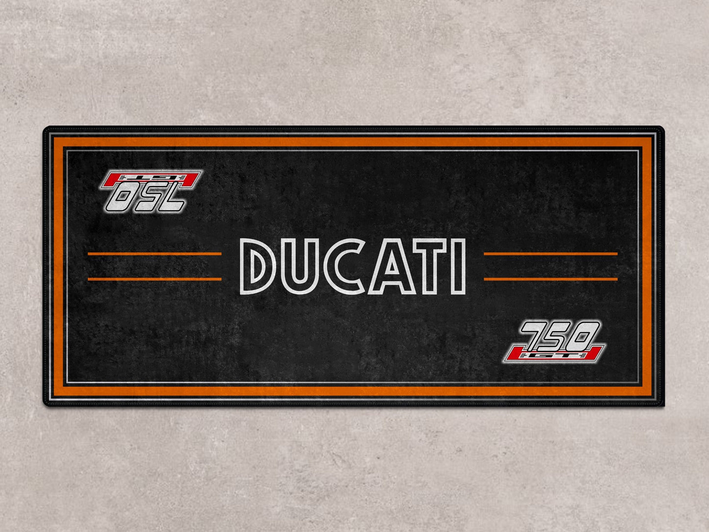 Designed Pit Mat for Ducati 750 GT 1973 Motorcycle - MM7203