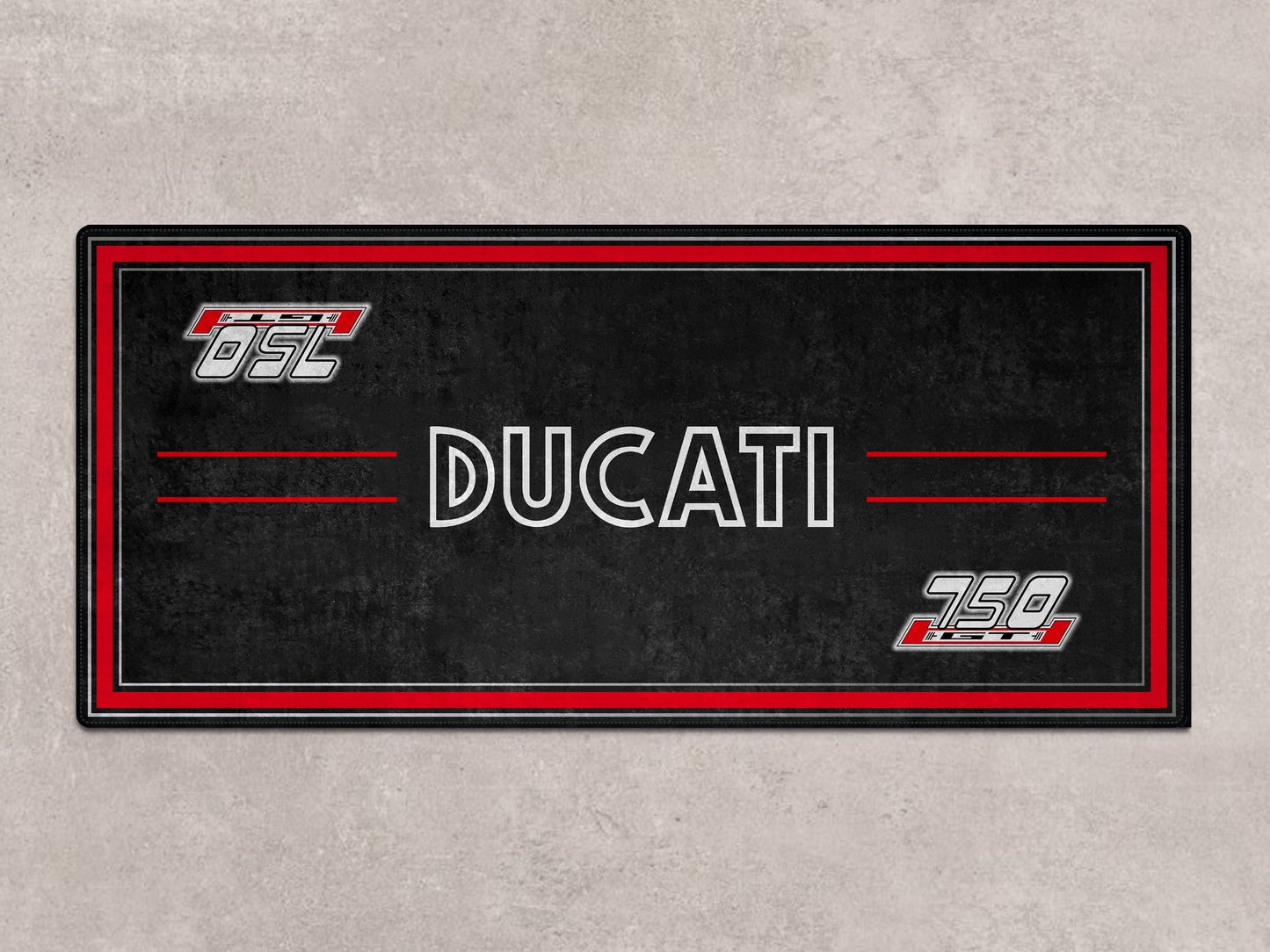 Designed Pit Mat for Ducati 750 GT 1973 Motorcycle - MM7203